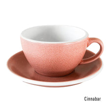 Load image into Gallery viewer, LOVERAMICS EGG 250ML CAFE LATTE ART CUP & SAUCER (POTTERS EDITION & NATURE INSPIRED COLORS)
