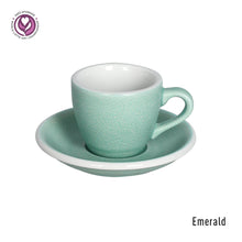 Load image into Gallery viewer, Loveramics EGG 80ML Espresso CUP & SAUCER (Potters Edition & Nature Inspired Colors)