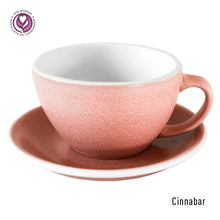 Load image into Gallery viewer, LOVERAMICS EGG 300ML CAFE LATTE ART CUP & SAUCER (POTTERS EDITION & NATURE INSPIRED COLORS)