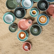 Load image into Gallery viewer, LOVERAMICS EGG 300ML CAFE LATTE ART CUP & SAUCER (POTTERS EDITION & NATURE INSPIRED COLORS)