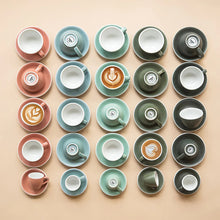 Load image into Gallery viewer, LOVERAMICS EGG 300ML CAFE LATTE ART CUP & SAUCER (POTTERS EDITION & NATURE INSPIRED COLORS)