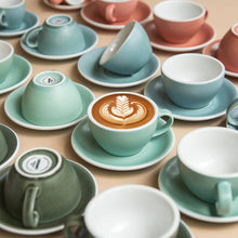 Load image into Gallery viewer, LOVERAMICS EGG 250ML CAFE LATTE ART CUP & SAUCER (POTTERS EDITION & NATURE INSPIRED COLORS)