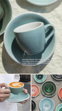 Load image into Gallery viewer, LOVERAMICS EGG 250ML CAFE LATTE ART CUP & SAUCER (POTTERS EDITION & NATURE INSPIRED COLORS)