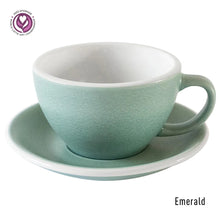 Load image into Gallery viewer, LOVERAMICS EGG 300ML CAFE LATTE ART CUP & SAUCER (POTTERS EDITION & NATURE INSPIRED COLORS)