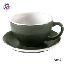 Load image into Gallery viewer, LOVERAMICS EGG 300ML CAFE LATTE ART CUP & SAUCER (POTTERS EDITION & NATURE INSPIRED COLORS)