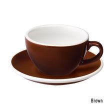 Load image into Gallery viewer, LOVERAMICS EGG 200ML CAFE LATTE ART CUP & SAUCER