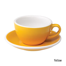 Load image into Gallery viewer, LOVERAMICS EGG 200ML CAFE LATTE ART CUP & SAUCER