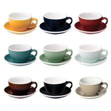 Load image into Gallery viewer, LOVERAMICS EGG 300ML CAFE LATTE ART CUP & SAUCER