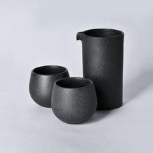 Load image into Gallery viewer, LOVERAMICS BREWERS Specialty Jug with 2pcs Nutty Tasting Cup Set - Basalt