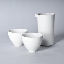Load image into Gallery viewer, LOVERAMICS BREWERS Specialty Jug with 2pcs Floral Tasting Cup Set - Carrara White