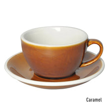 Load image into Gallery viewer, LOVERAMICS EGG 250ML CAFE LATTE ART CUP & SAUCER (POTTERS EDITION & NATURE INSPIRED COLORS)
