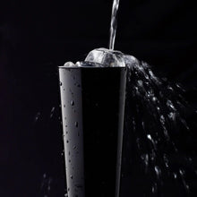 Load image into Gallery viewer, Loveramics Urban Narrow Ultra Thin Glass Cup 330mL - Clear & Black