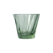 Load image into Gallery viewer, LOVERAMICS Urban Twisted Cappuccino Glass 120ml Green