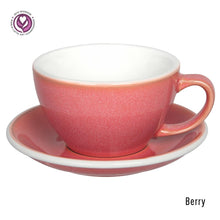 Load image into Gallery viewer, LOVERAMICS EGG 300ML CAFE LATTE ART CUP & SAUCER (POTTERS EDITION & NATURE INSPIRED COLORS)