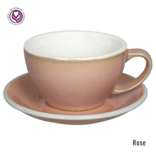 Load image into Gallery viewer, LOVERAMICS EGG 300ML CAFE LATTE ART CUP & SAUCER (POTTERS EDITION & NATURE INSPIRED COLORS)