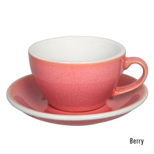 Load image into Gallery viewer, LOVERAMICS EGG 250ML CAFE LATTE ART CUP & SAUCER (POTTERS EDITION & NATURE INSPIRED COLORS)
