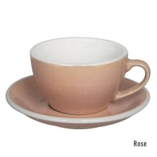 Load image into Gallery viewer, LOVERAMICS EGG 250ML CAFE LATTE ART CUP & SAUCER (POTTERS EDITION & NATURE INSPIRED COLORS)