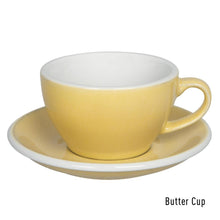 Load image into Gallery viewer, LOVERAMICS EGG 250ML CAFE LATTE ART CUP & SAUCER (POTTERS EDITION & NATURE INSPIRED COLORS)