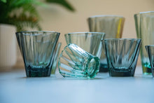 Load image into Gallery viewer, LOVERAMICS Urban Twisted Cappuccino Glass 180ml Green