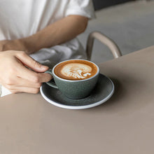 Load image into Gallery viewer, LOVERAMICS EGG 250ML CAFE LATTE ART CUP &amp; SAUCER (POTTERS EDITION &amp; NATURE INSPIRED COLORS)
