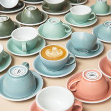 Load image into Gallery viewer, LOVERAMICS EGG 300ML CAFE LATTE ART CUP &amp; SAUCER (POTTERS EDITION &amp; NATURE INSPIRED COLORS)
