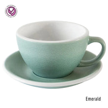 Load image into Gallery viewer, LOVERAMICS EGG 300ML CAFE LATTE ART CUP &amp; SAUCER (POTTERS EDITION &amp; NATURE INSPIRED COLORS)
