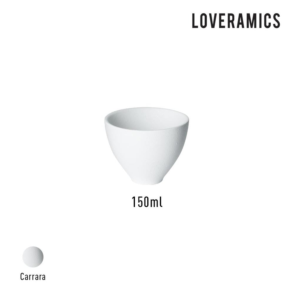 LOVERAMICS BREWERS Floral Tasting Cup 150ML Carrara White