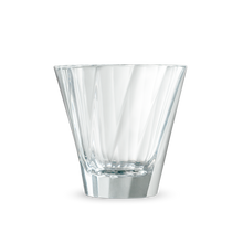 Load image into Gallery viewer, LOVERAMICS Urban Twisted Cappuccino Glass 180ml Clear
