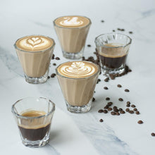 Load image into Gallery viewer, LOVERAMICS Urban Twisted Latte Glass 360ml Clear
