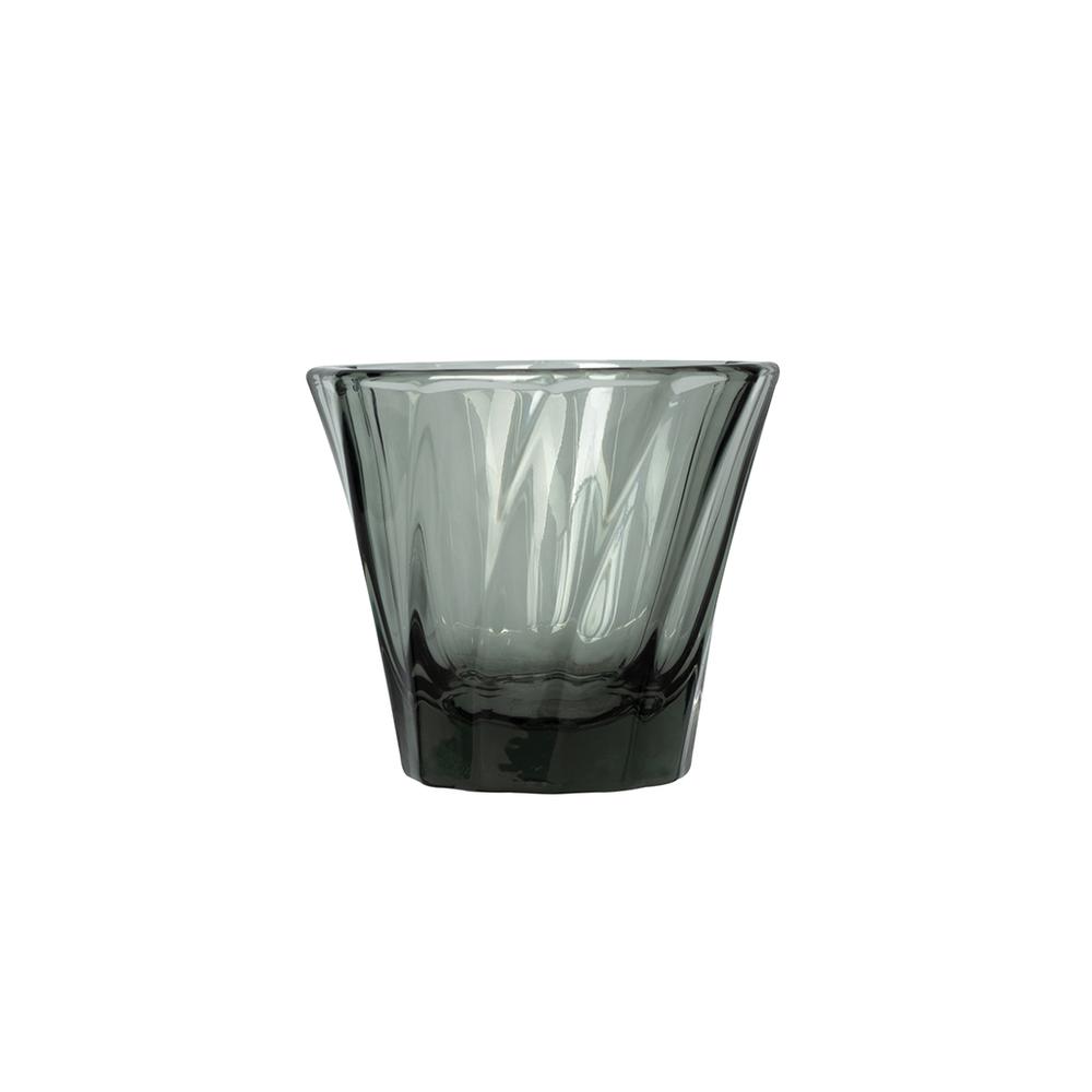 LOVERAMICS Urban Twisted Cappuccino Glass 70ml Black