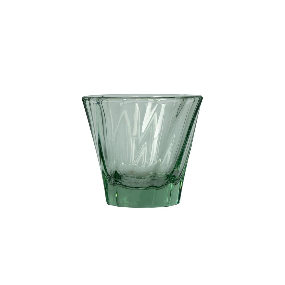 LOVERAMICS Urban Twisted Cappuccino Glass 70ml Green