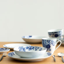 Load image into Gallery viewer, LOVERAMICS WILLOW LOVE STORY 4 piece Dinner Set - Blue
