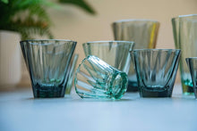 Load image into Gallery viewer, LOVERAMICS Urban Twisted Cappuccino Glass 120ml Green
